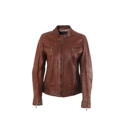 Blouson marron femme | La Redoute Blouson en cuir Silène DKS