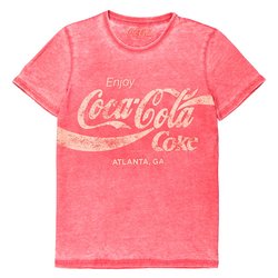 Coca-Cola T-shirt classique Coke pour homme, Rouge chiné, XL