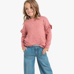 Camisola de mangas compridas, 3-12 anos