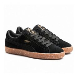 puma noir en daim puma noir en daim