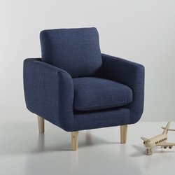 Fauteuil boule, piètement hêtre, jimi gris clair La Redoute Fauteuil boule, piètement hêtre, jimi gris clair La Redoute