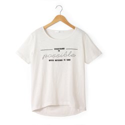 Camiseta estampada 10-16 años La Redoute Collections