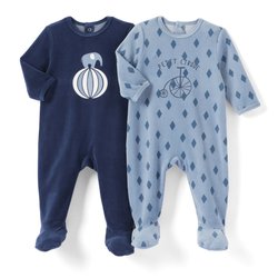Lote de 2 pijamas 0 meses - 3 años Oeko Tex La Redoute Collections
