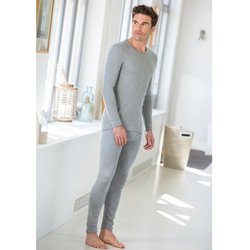 Camisola de gola redonda e mangas compridas, Thermolactyl