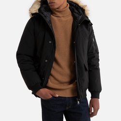 Blouson chaud à capuche tornado Schott | La Redoute Blouson chaud à capuche tornado Schott | La Redoute