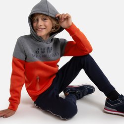 Sweat com capuz, 3-12 anos