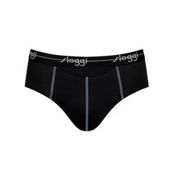 Lote de 2 slips, em algodão stretch
