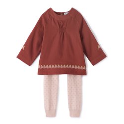 Conjunto de túnica y leggings 0 meses - 3 años La Redoute Collections