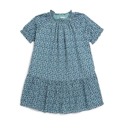 Robe Pour Fille Monoprix Kids – Taille 6 Ans, Couleur Bleu Jean, Longueur 60 Cm – Occasion En Très Bon état