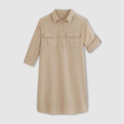 Платье из льна и хлопка La Redoute Collections - Платья Платье из льна и хлопка La Redoute Collections