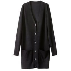 Кардиган длинный с карманами, из вискозы La Redoute Collections - Кардиганы Кардиган длинный с карманами, из вискозы La Redoute Collections