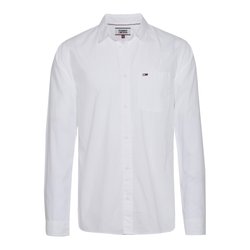 Camisa direita em popelina de algodão