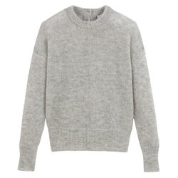 Fine cashmere knit jumper with boat-neck La Redoute Collections | La ...
