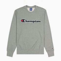 Sweat de gola redonda, logótipo à frente
