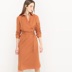 Платье-рубашка, 100% хлопок La Redoute Collections - В стиле casual Платье-рубашка, 100% хлопок La Redoute Collections