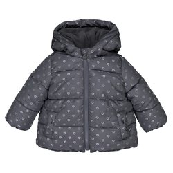 Warme Steppjacke, Kapuze, 3 Monate - 4 Jahre