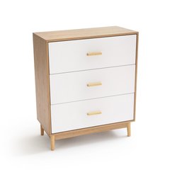 Quilda chest of 4 drawers , light oak wood, La Redoute Interieurs | La ...