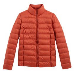 Chaqueta acolchada de plumón y plumas auténticas
