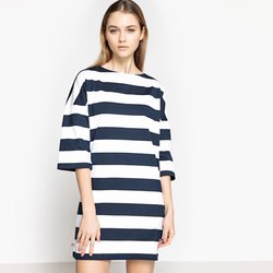 Robes | La Redoute Robe droite imprimé courte, manches 3/4 TOMMY JEANS