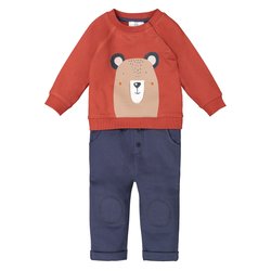 Conjunto de 2 peças em moletão, 0 meses-3 anos