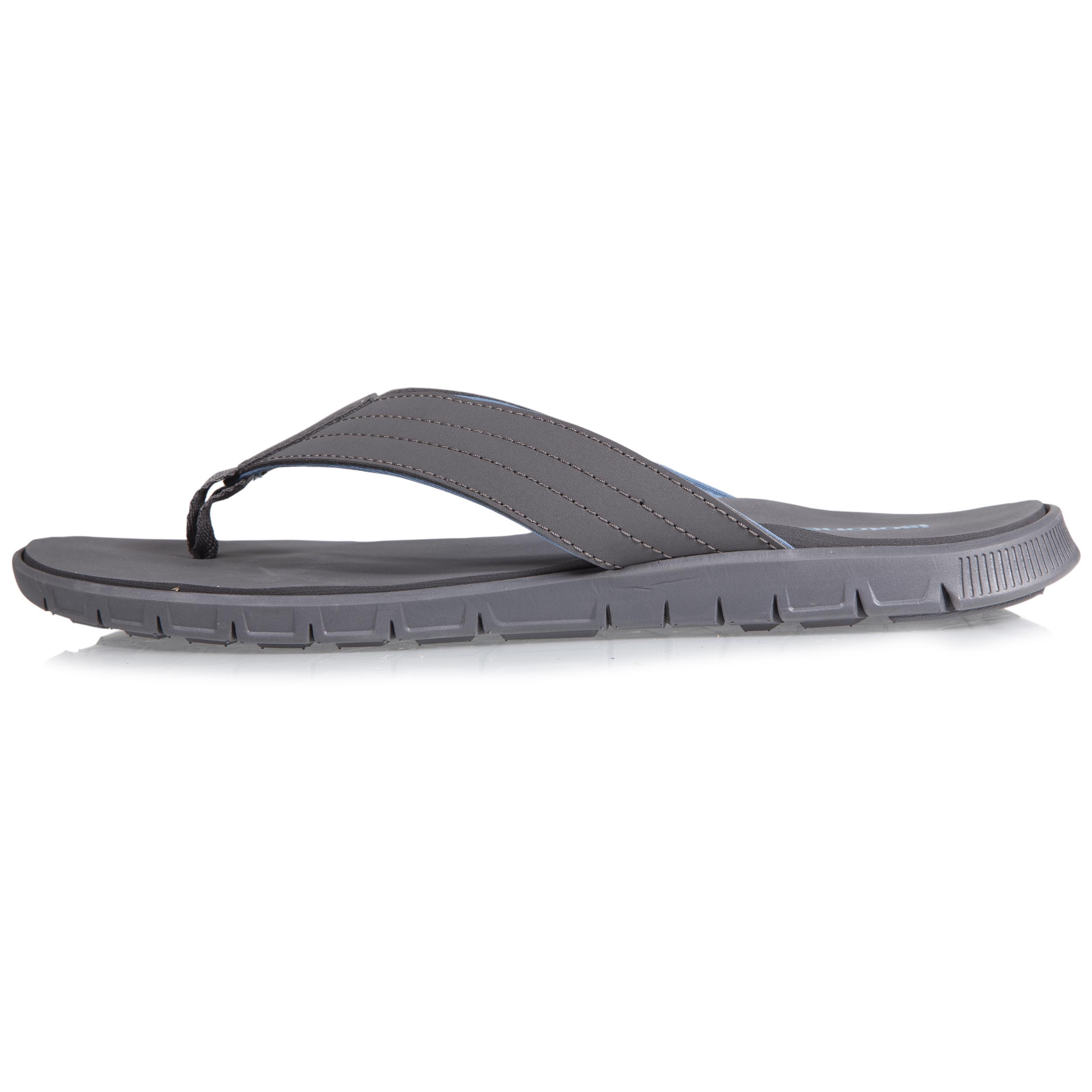 Isotoner Tongs Homme Ultra Confortables - Tiges Larges - Noir