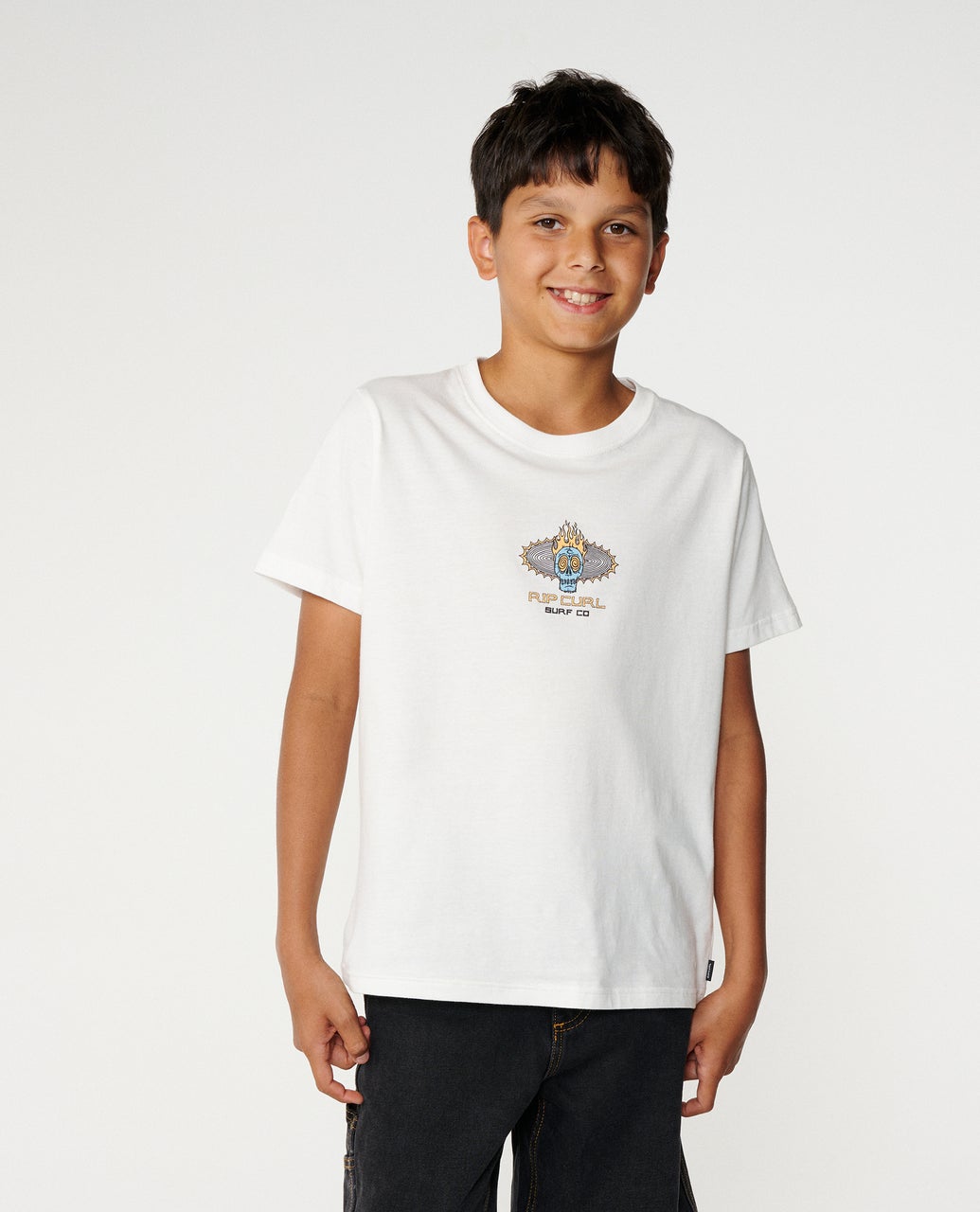 T-shirt enfant New COSMIC Skull, RIP CURL