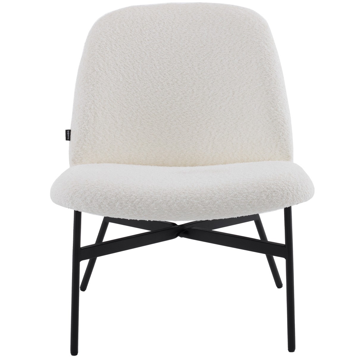 Fauteuil en tissu bouclé - PETRA, HOMIFAB