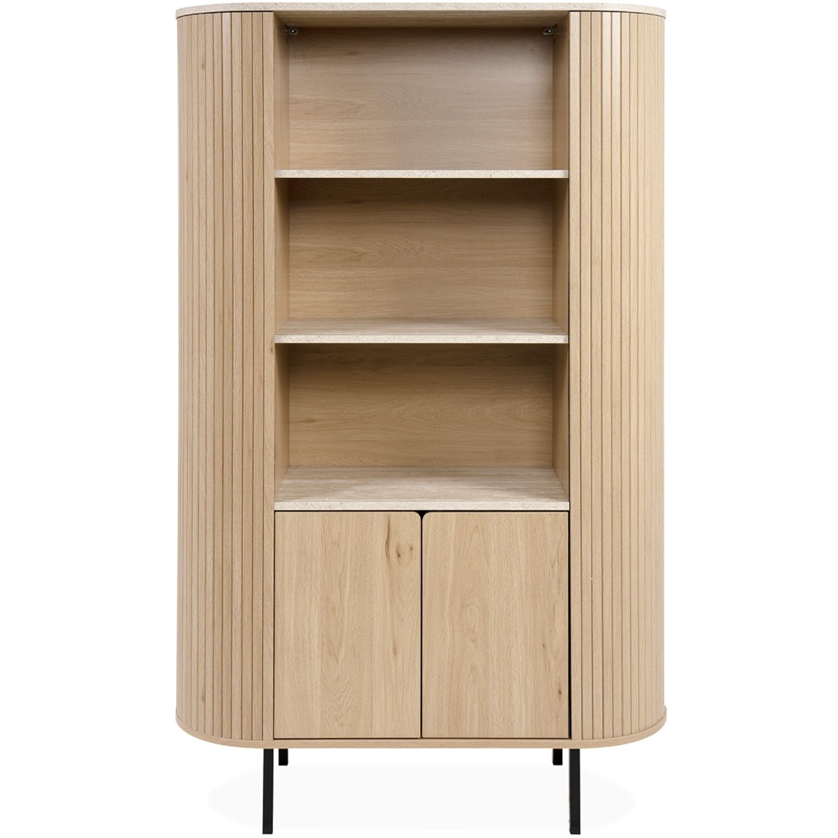 Buffet haut 2 portes 3 niches - JUNA, HOMIFAB