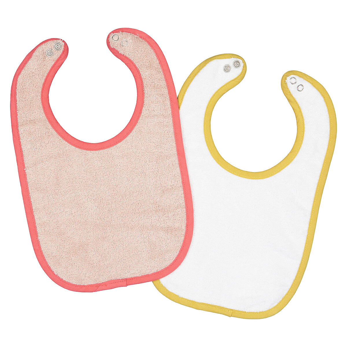 Pack of 2 Organic Cotton Towelling Baby Bibs
