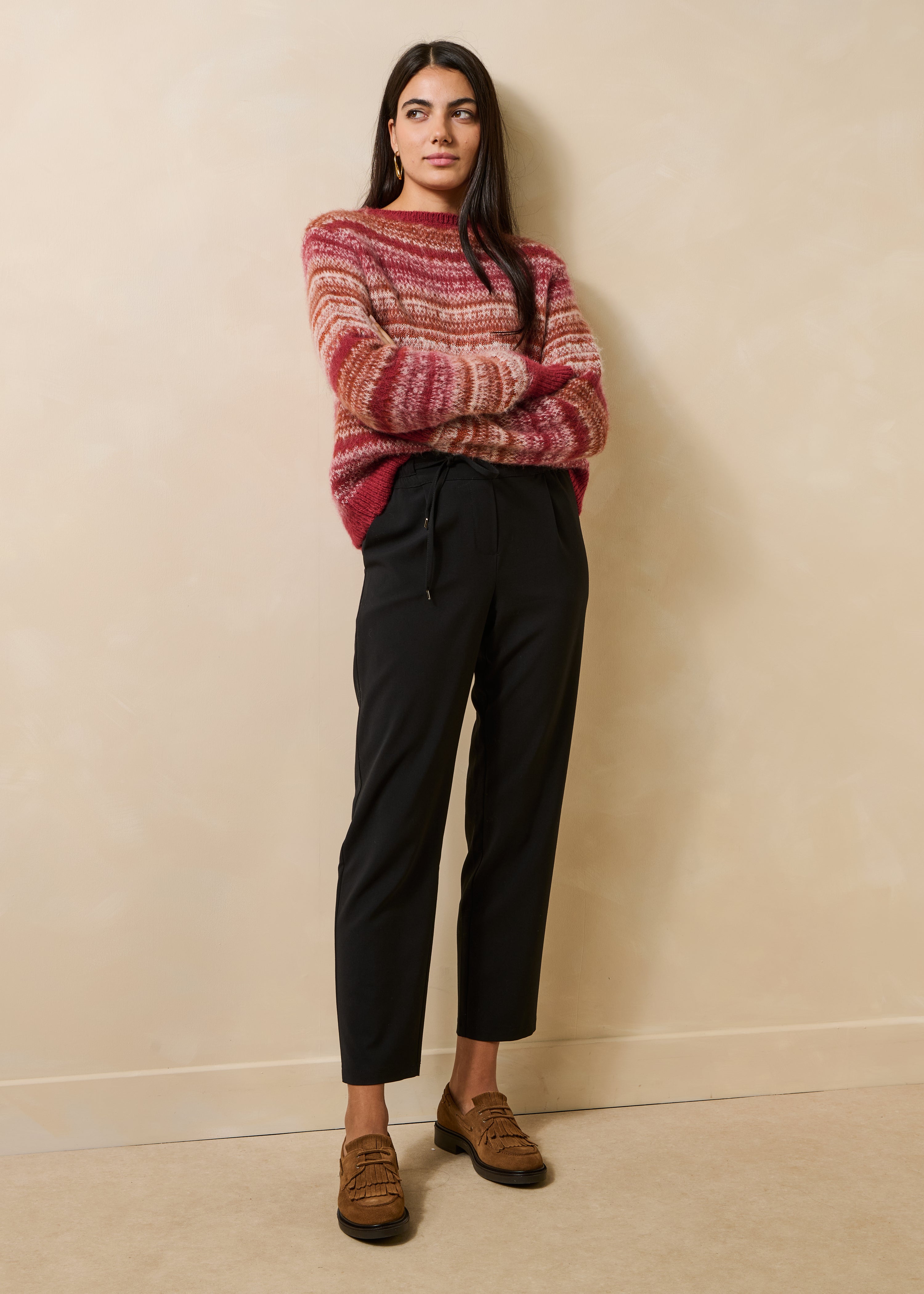 Pantalon coupe carotte, LA FEE MARABOUTEE