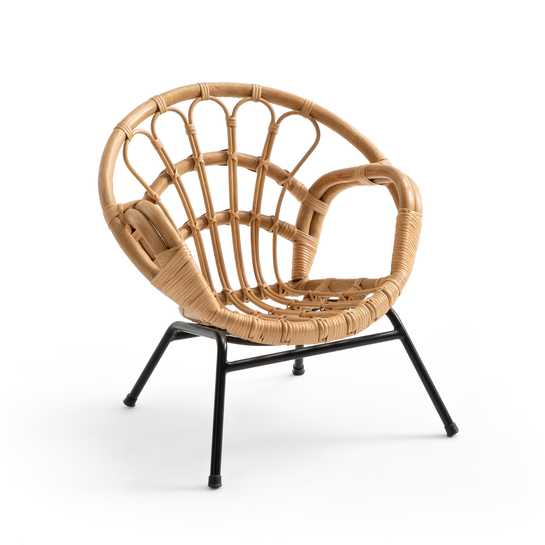 Malu vintage-style rattan child\'s armchair natural La Redoute Interieurs |  La Redoute
