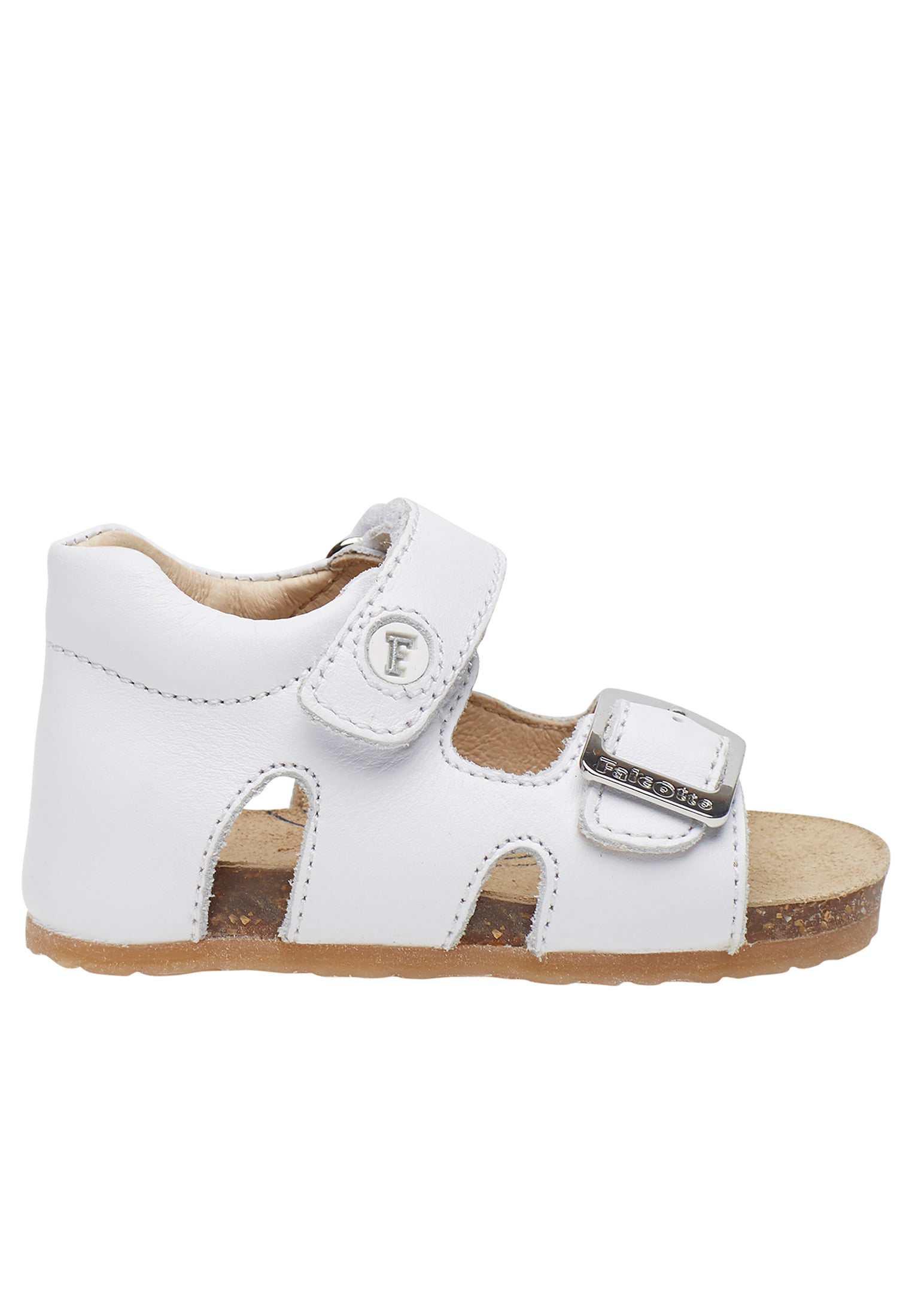Sandales en cuir de veau ciré BEA, FALCOTTO