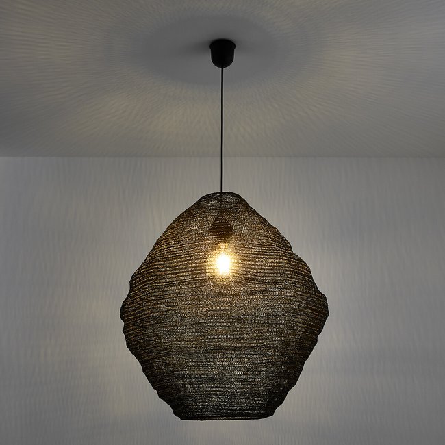 Hanglamp in ijzergaas Ø54 cm, Mita <span itemprop=