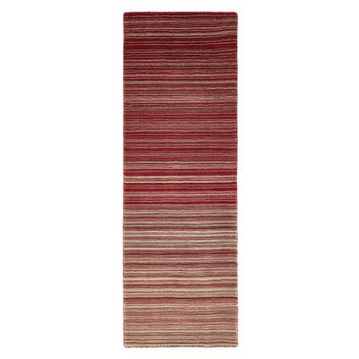 Ombre Stripe Patterned Runner in 100% Wool SO'HOME
