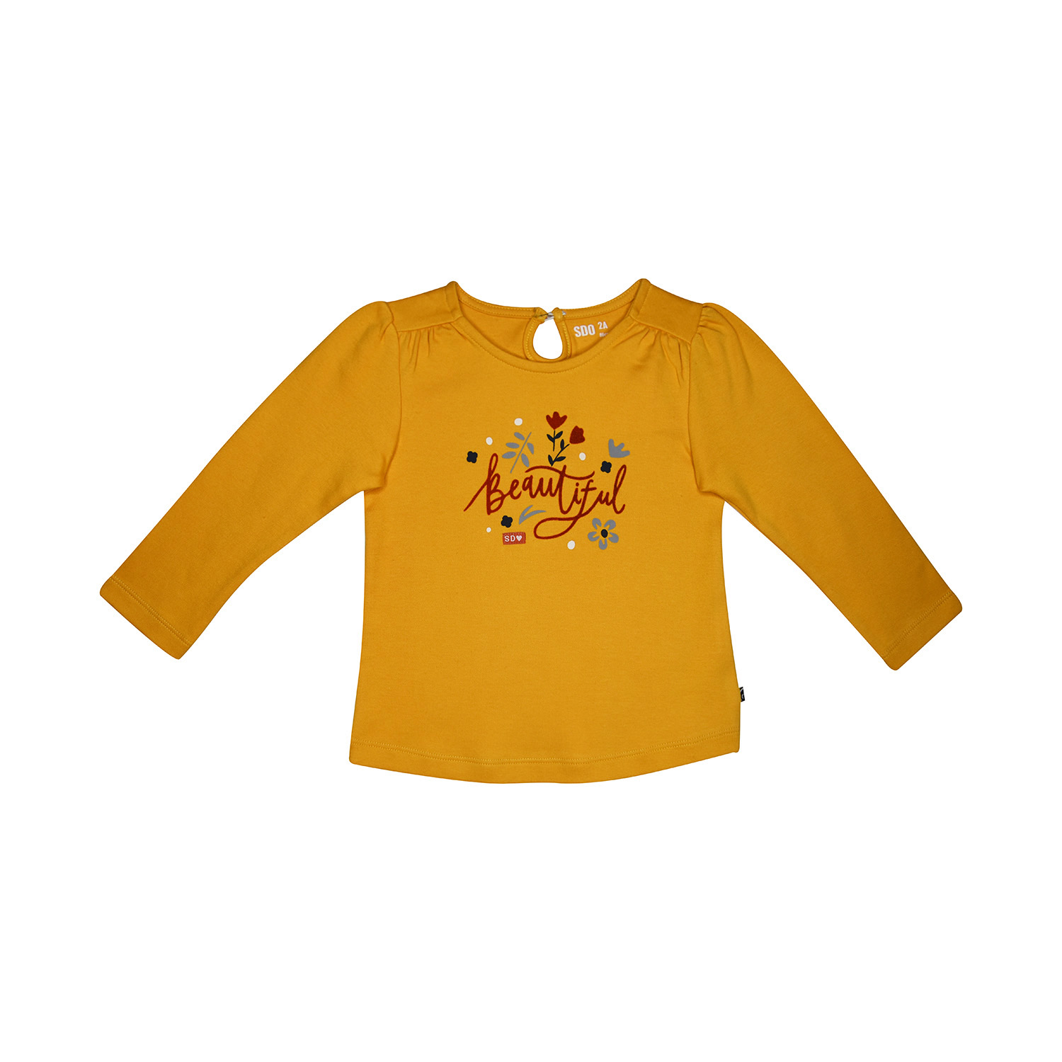 Tee shirt julia interlock manches longues enfant, SUCRE D'ORGE