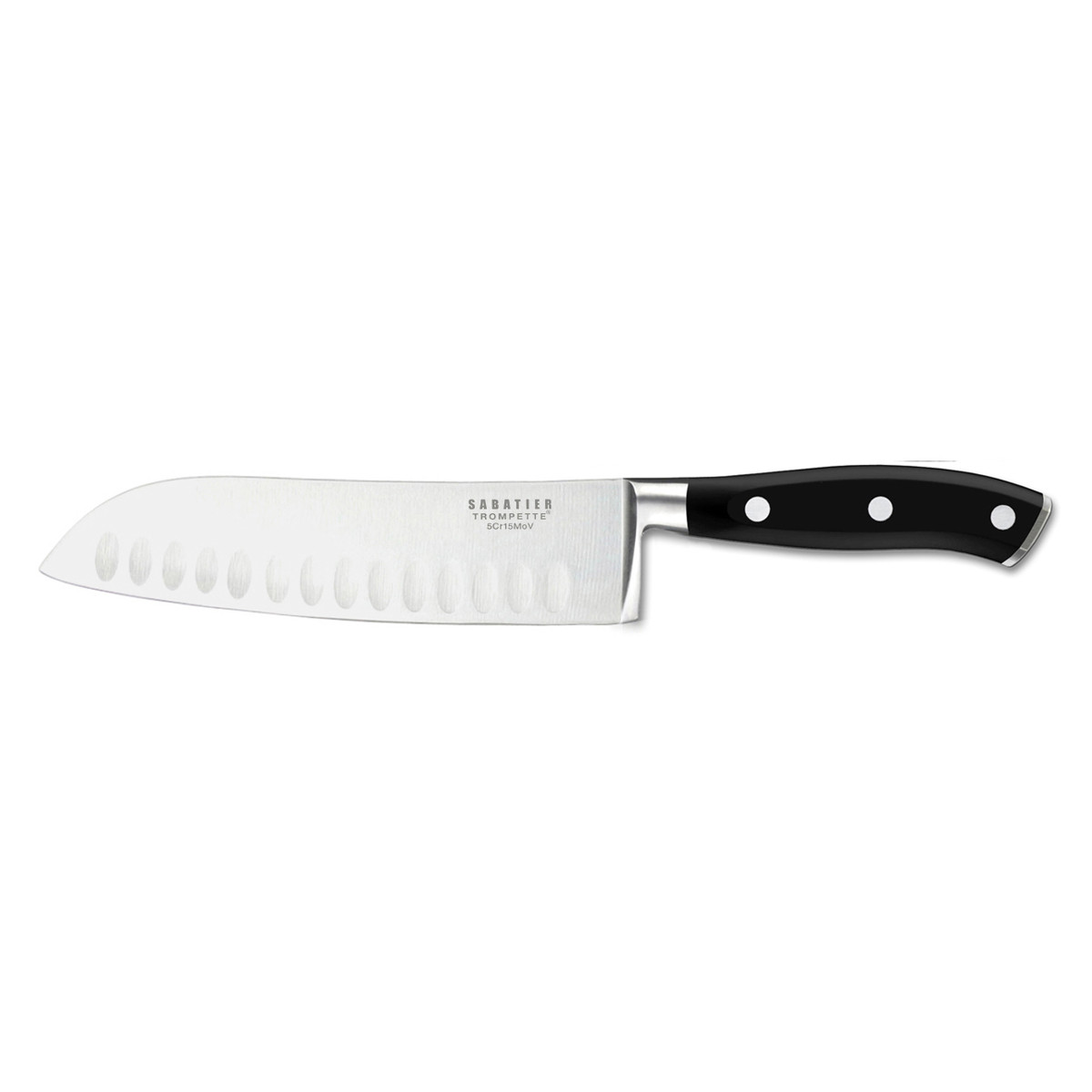 Couteau Santoku 18cm - VULCANO, SABATIER TROMPETTE