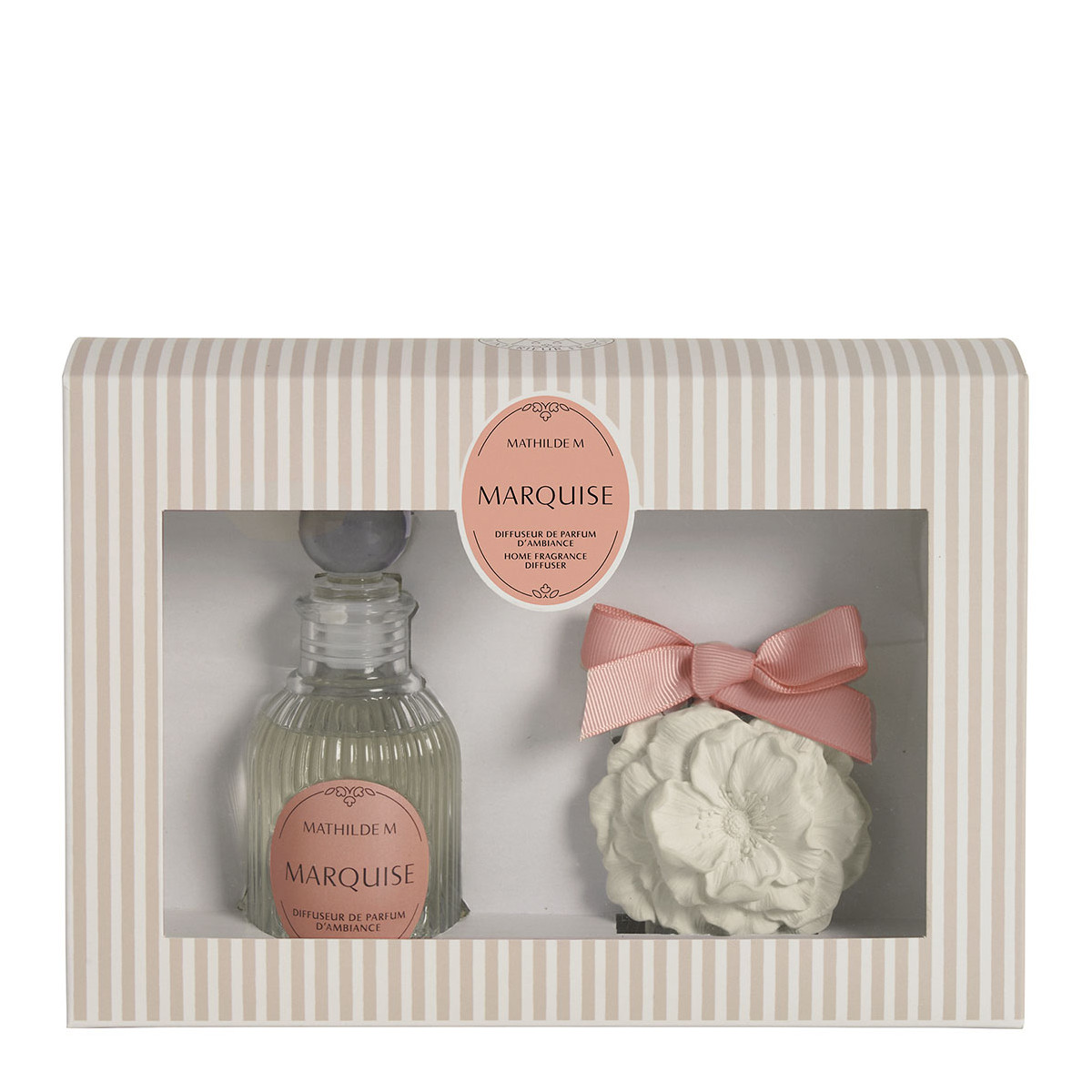 Coffret diffuseur de parfum 90 ml et décor - Marquise, MATHILDE M