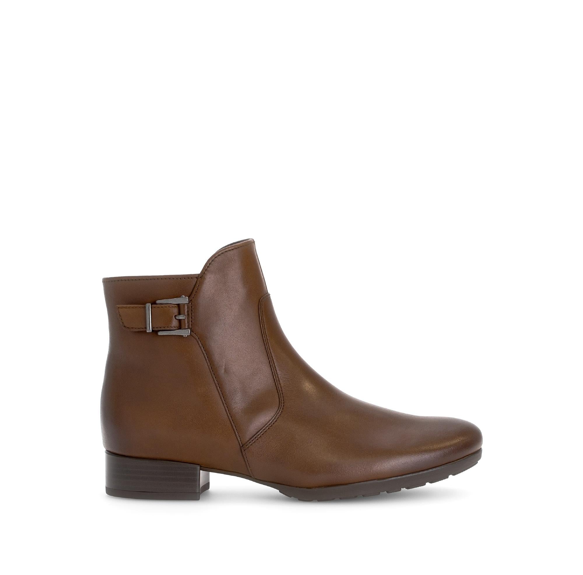Bottines en cuir lisse à talon décroché, GABOR