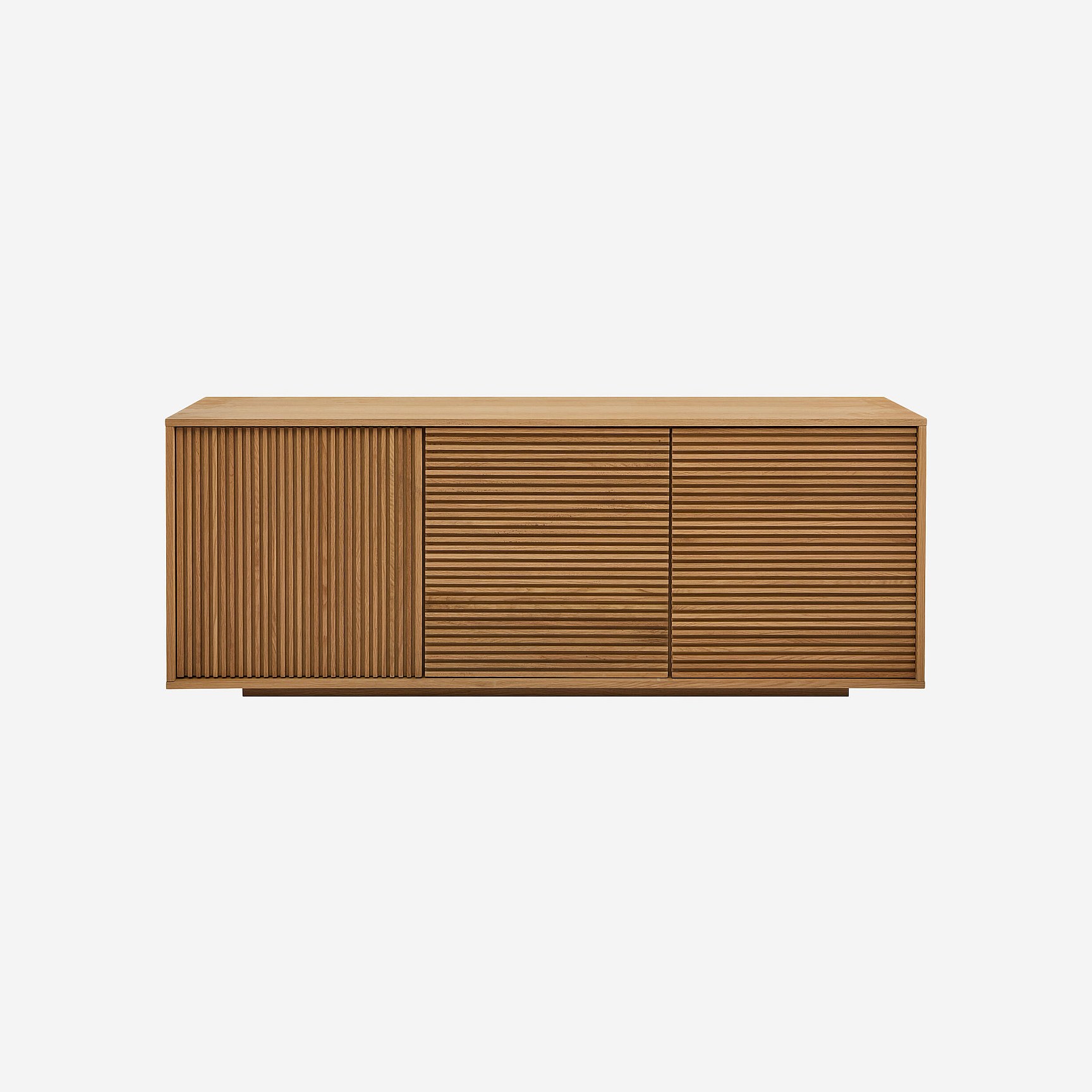 Buffet chêne strié MAX, HABITAT