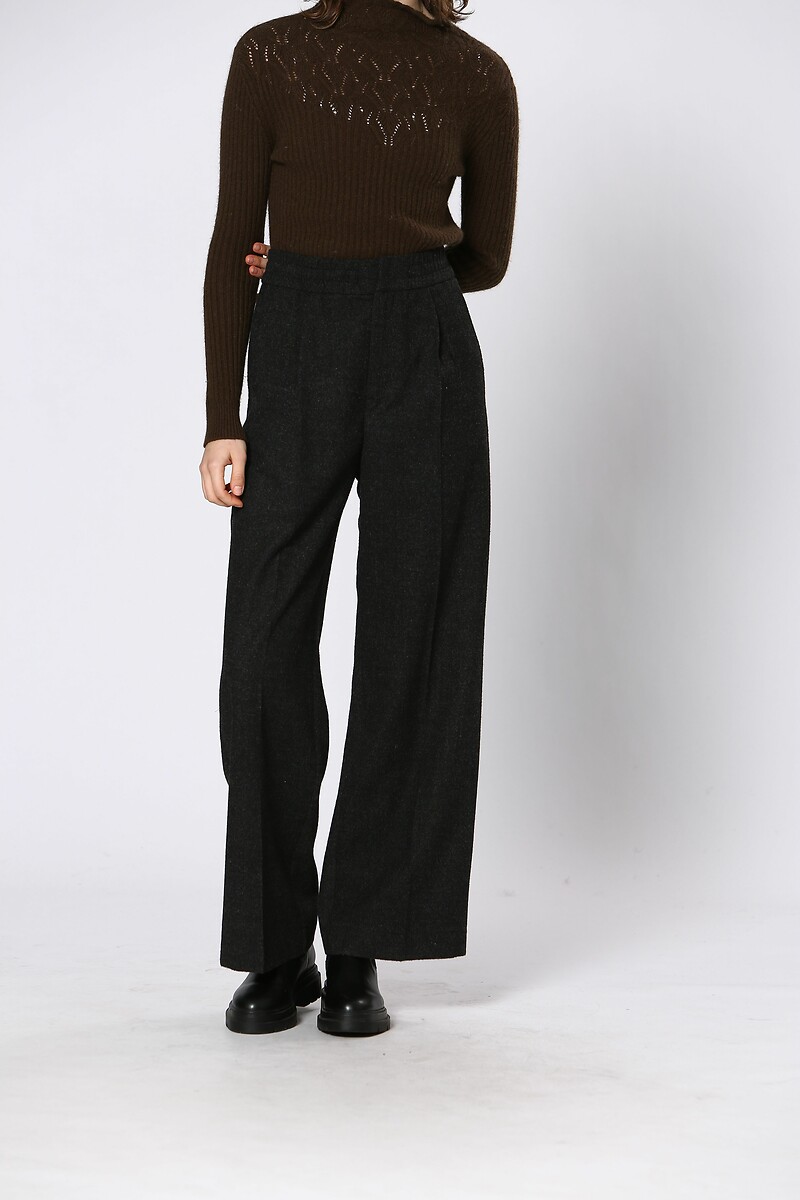 Wide Leg Trousers, SEE U SOON