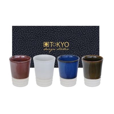 4 Tasses Expresso Porcelaine D5,6 X H7 Cm TOKYO DESIGN STUDIO