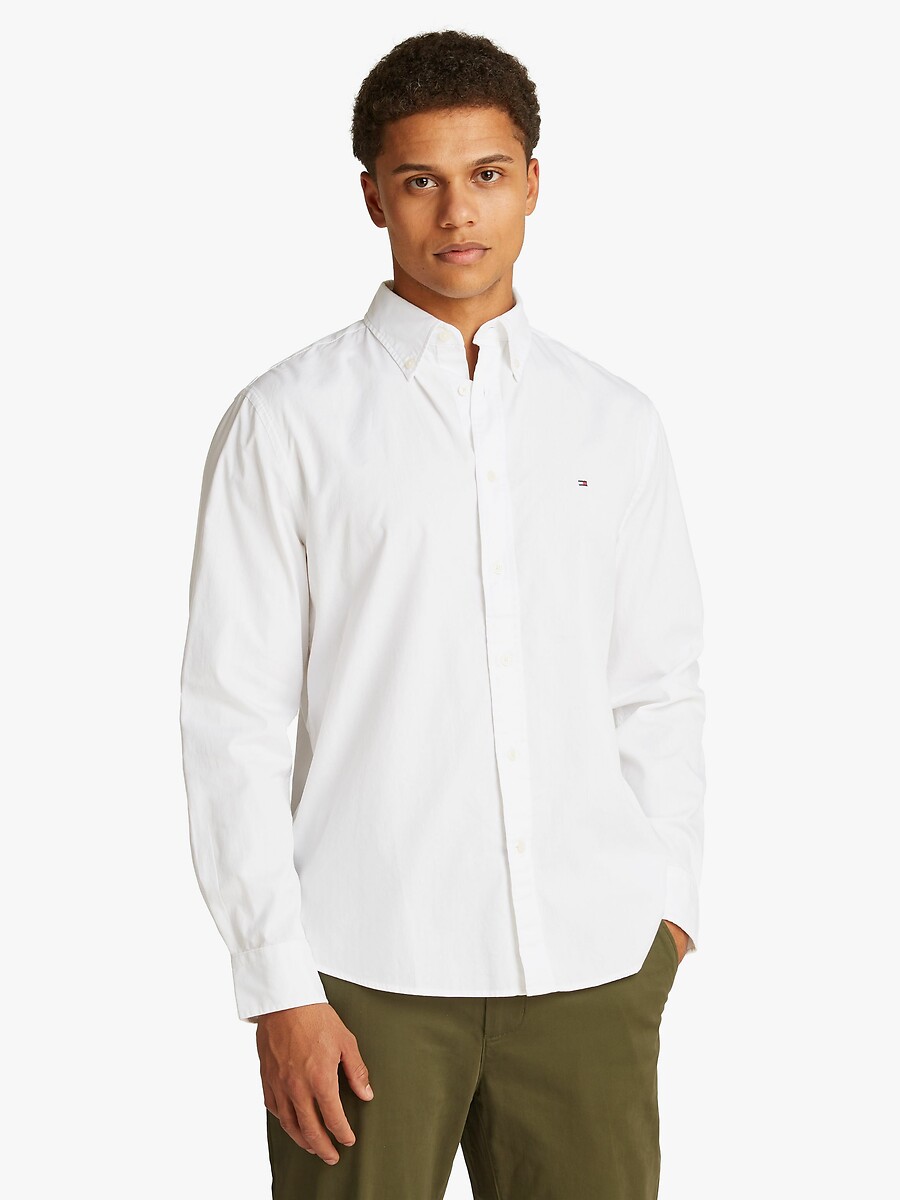 Chemise coupe standard en popeline TH Flex, TOMMY HILFIGER