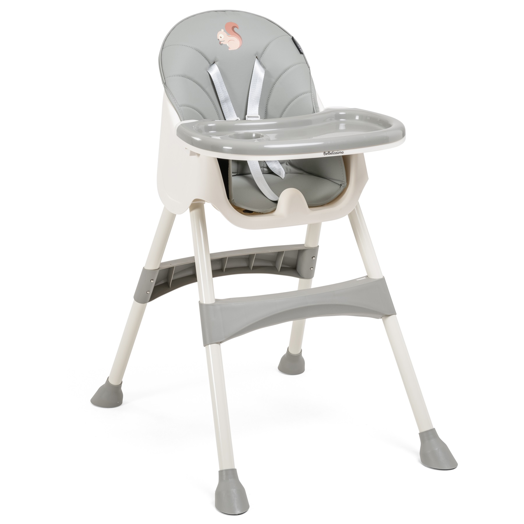 Chaise haute 2 en 1 - Evolutive - Réglable - Pliable- Squirrel, BEBELISSIMO J'AIME