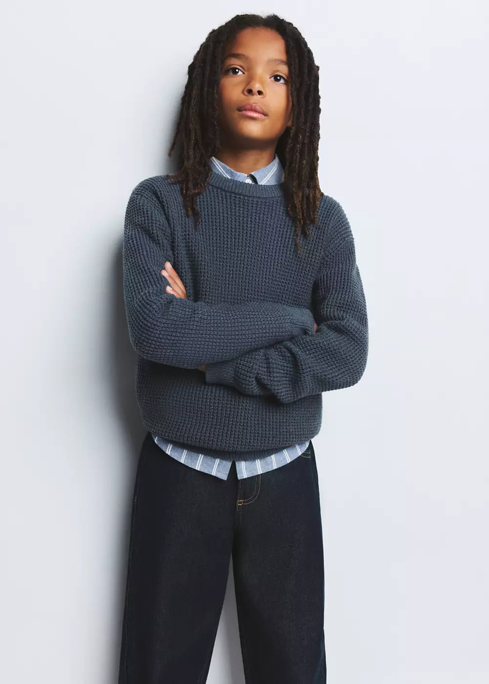 Pull-over maille structure, MANGO KIDS