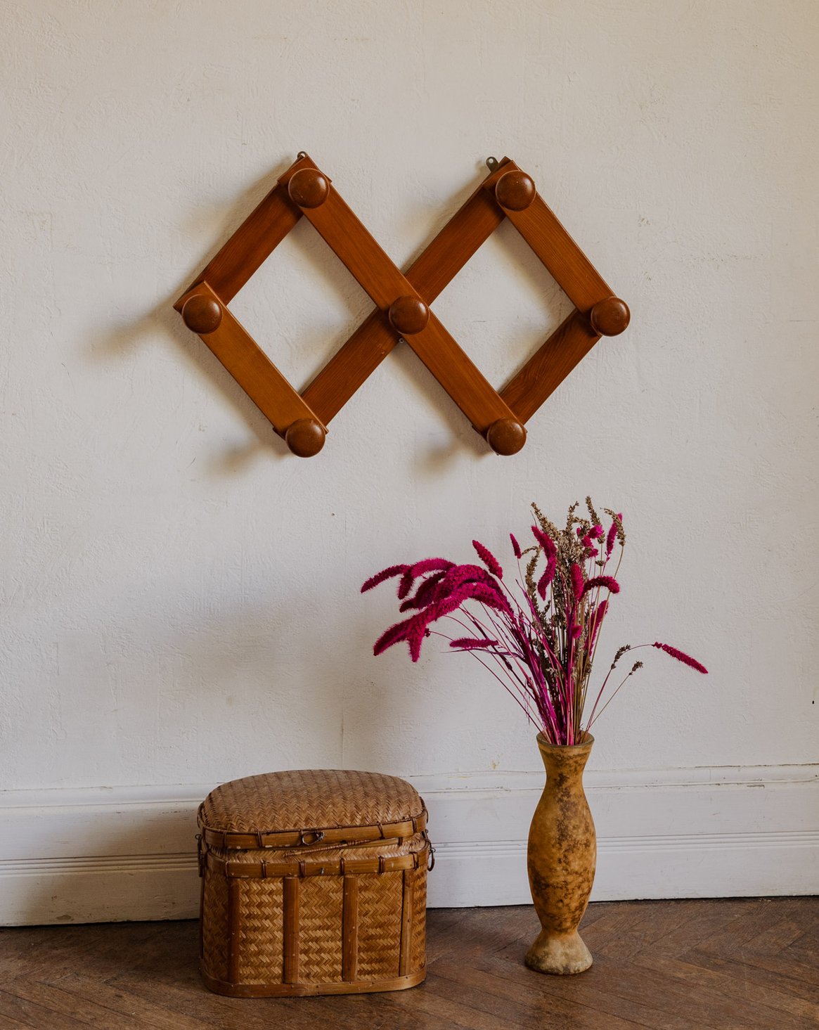 Porte-manteau mural en bois Max N°499 - Bon état, DEBONGOUT