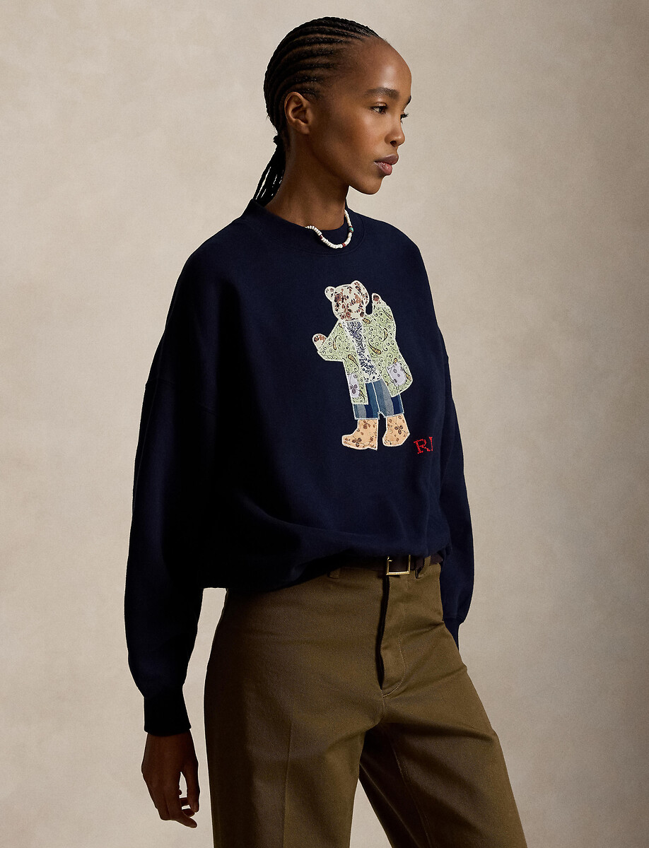 Sweat col rond, POLO BEAR patchwork, POLO RALPH LAUREN