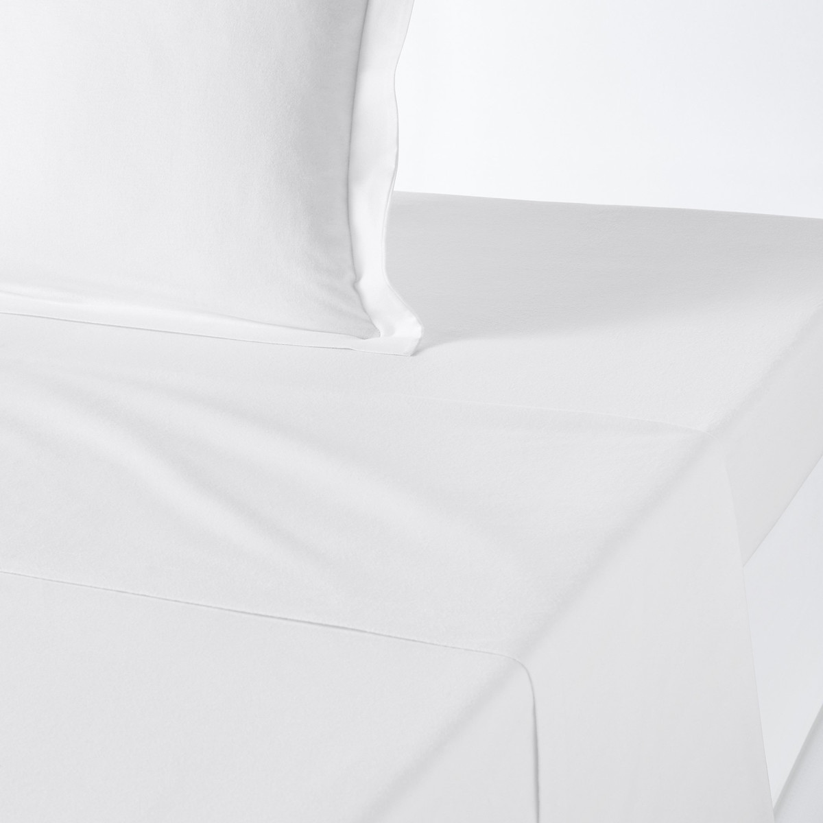 La Redoute Interieurs Unisex Cotton Flannel Flat Sheet 324145496 