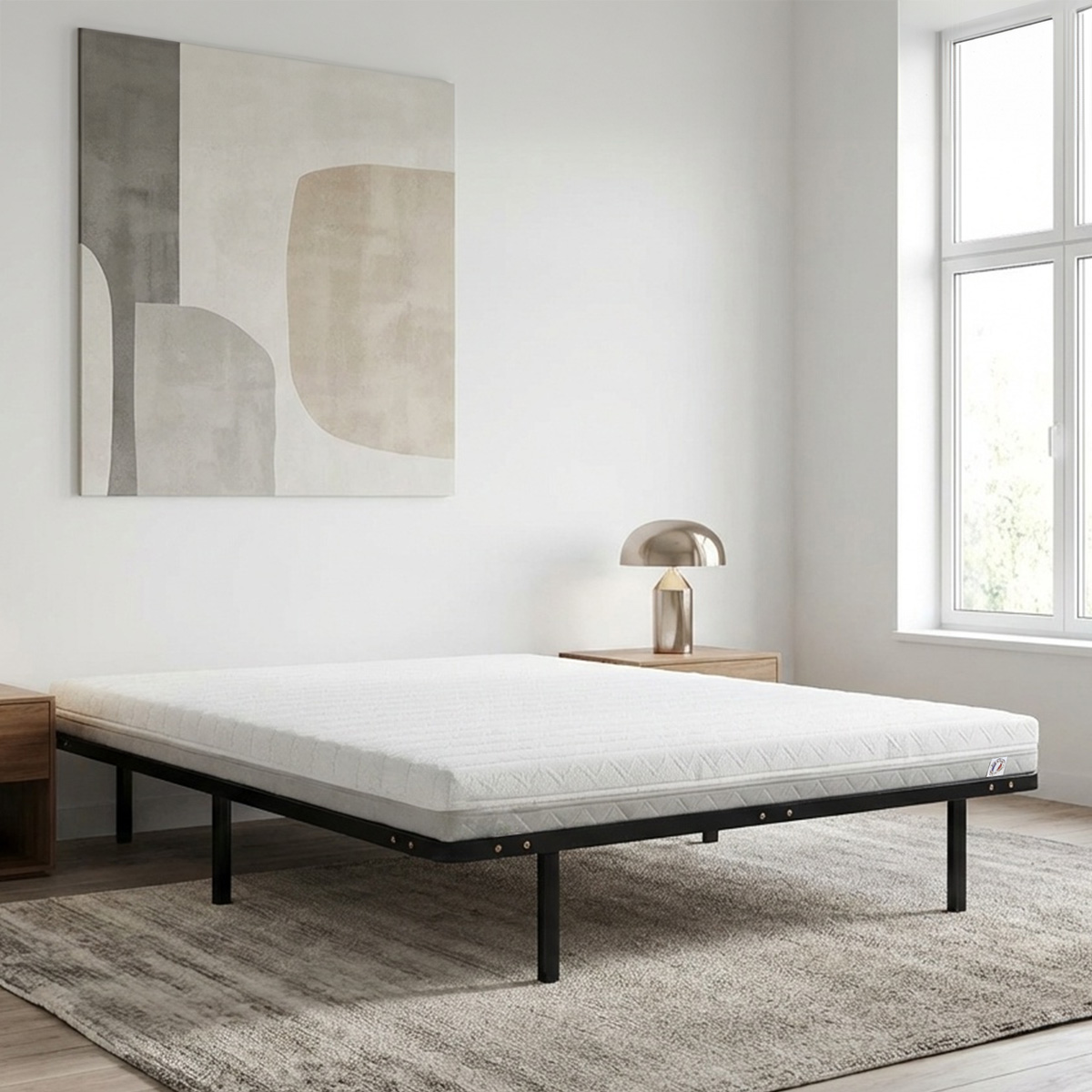 Matelas Venus - Mousse à zonage profilé - Densité 23 kg/m³ - 12 cm d'épaisseur - Accueil équilibré, soutien ferme, OLYMPE LITERIE