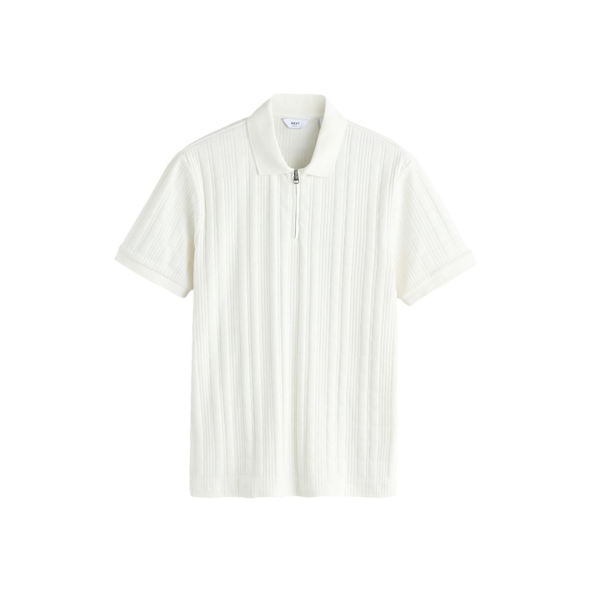 Polo habillé à motif jacquard n. premium, NEXT
