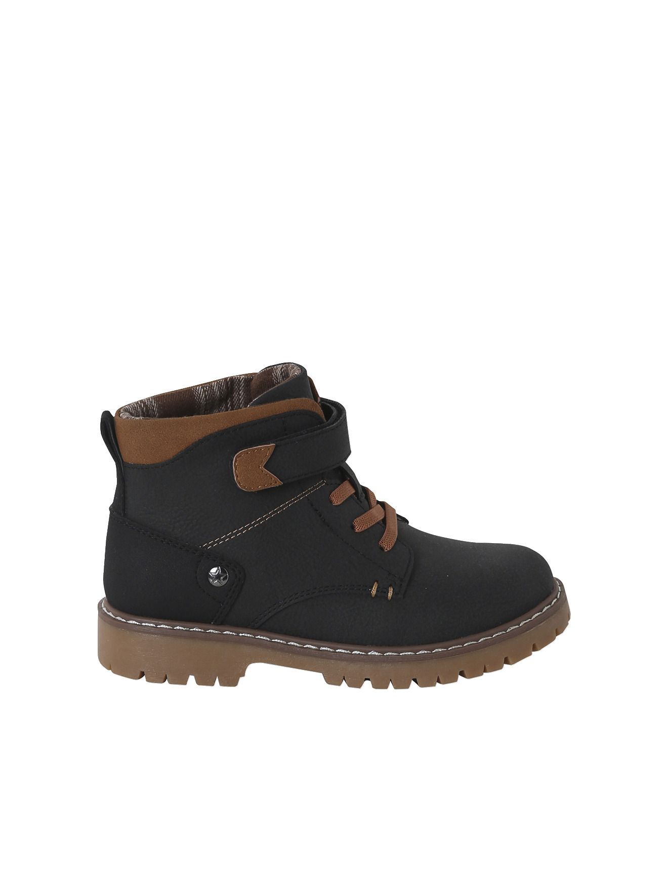 Boots synthétique à scratchs, VERTBAUDET